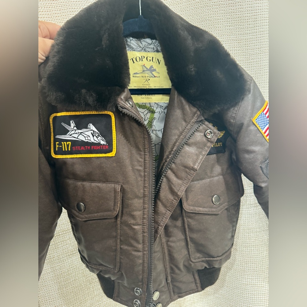Rothco Top Gun kids aviator jacket XS